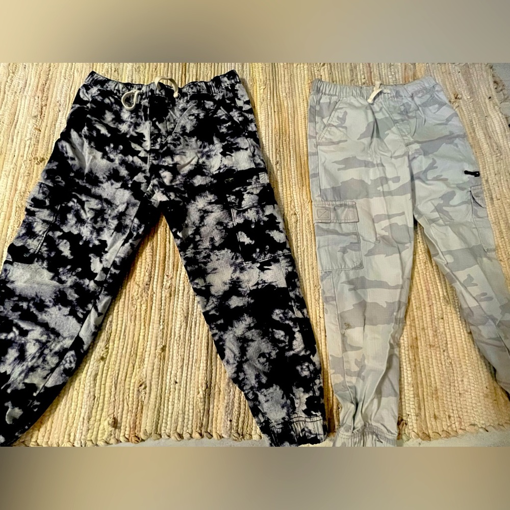 Bundle of Two Stylish Cargo Jogger Pants